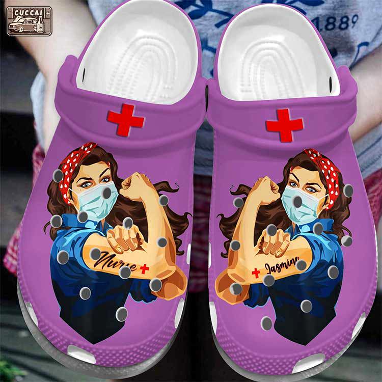 Crocs outfit - super hero nurse crocs clogs shoes - 2137 Crocs Outfit