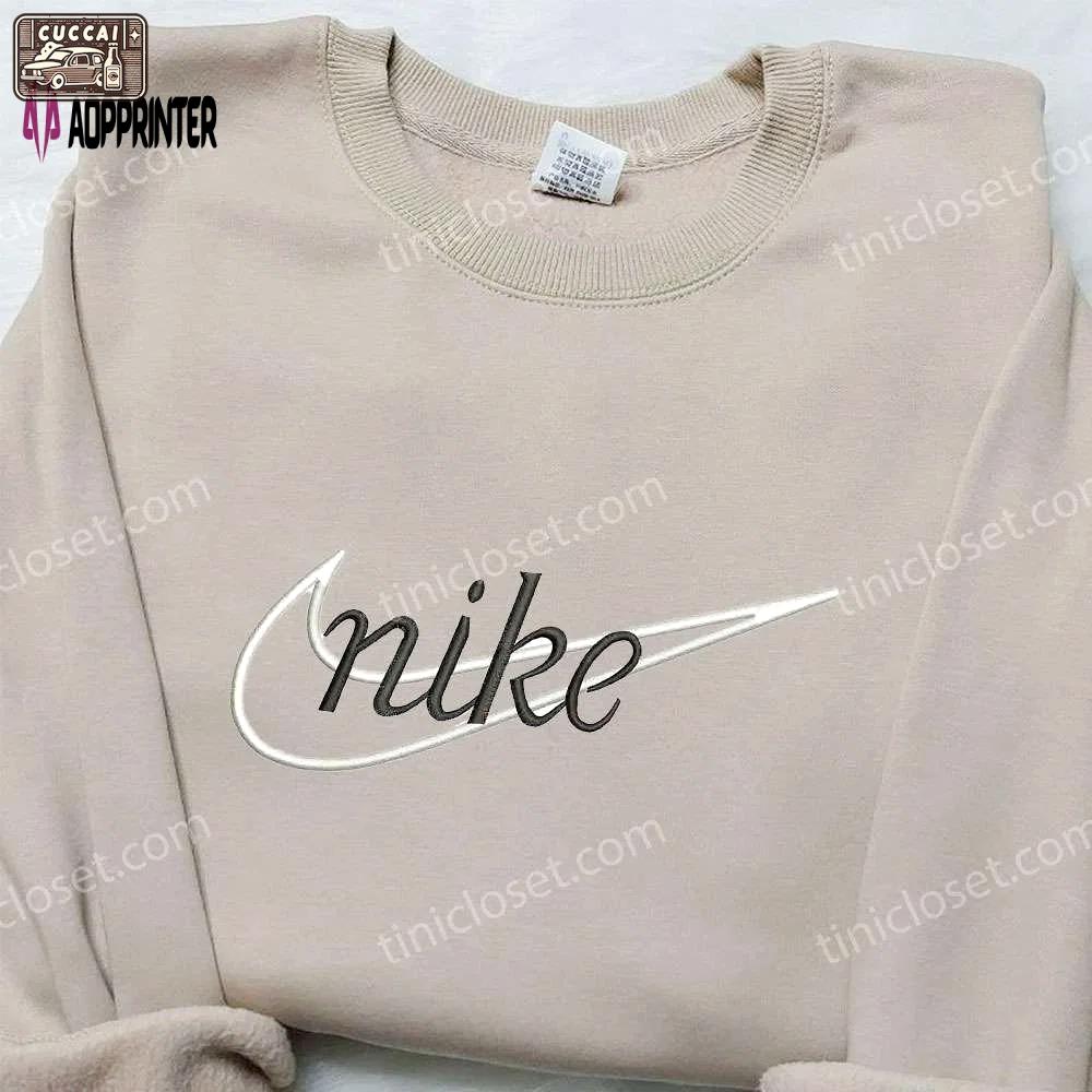 Custom nike embroidered hoodie & shirt: best birthday gift ideas Embroidered Shirt