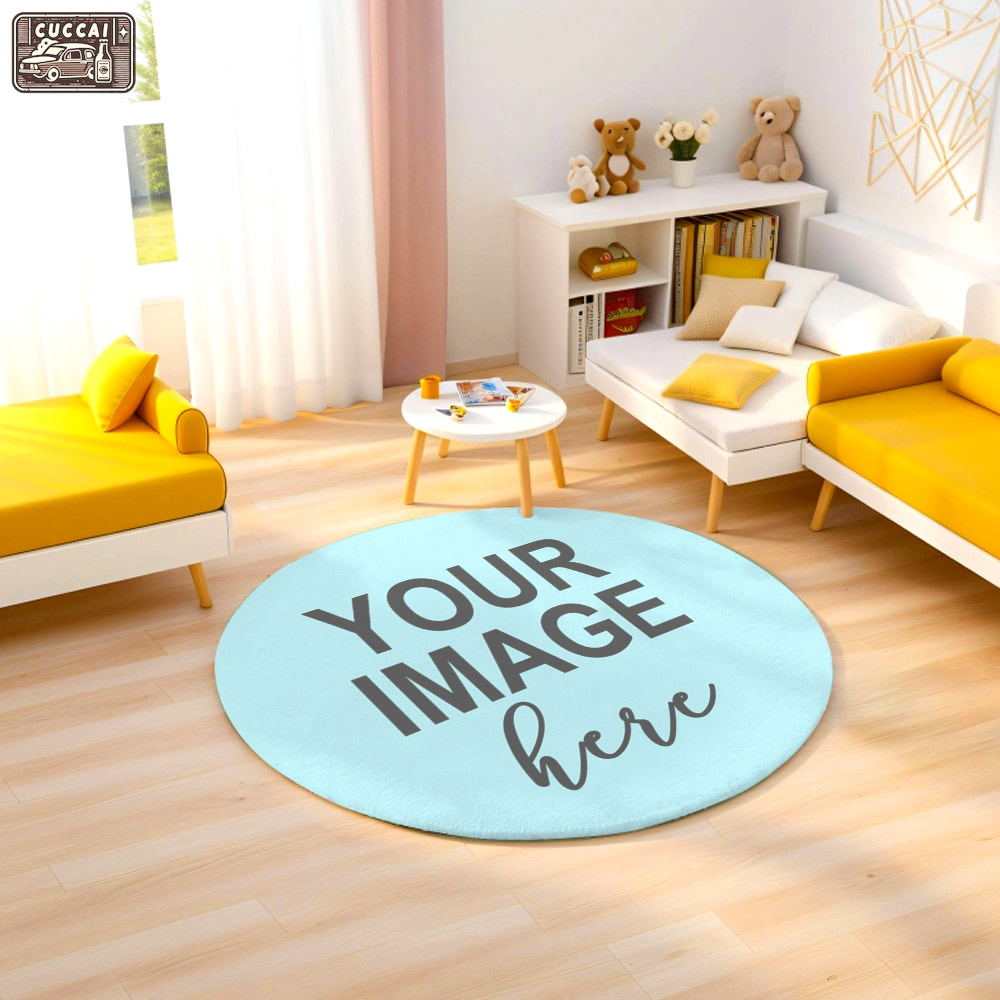 Custom personalize style unique area rug living room home decor cr1 Rectangle Rug