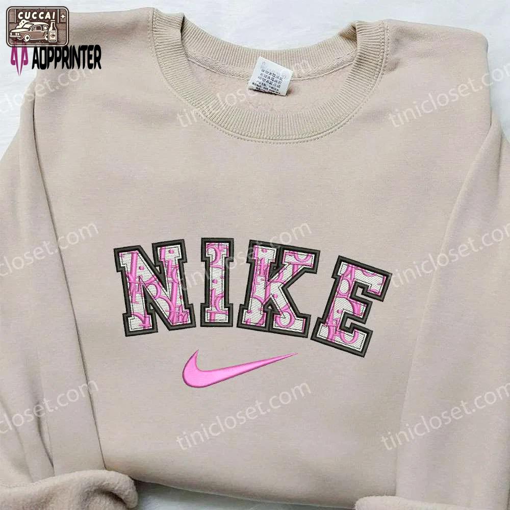 D motif x nike embroidered shirt: custom gift for son limited edition nike embroidery Embroidered Shirt