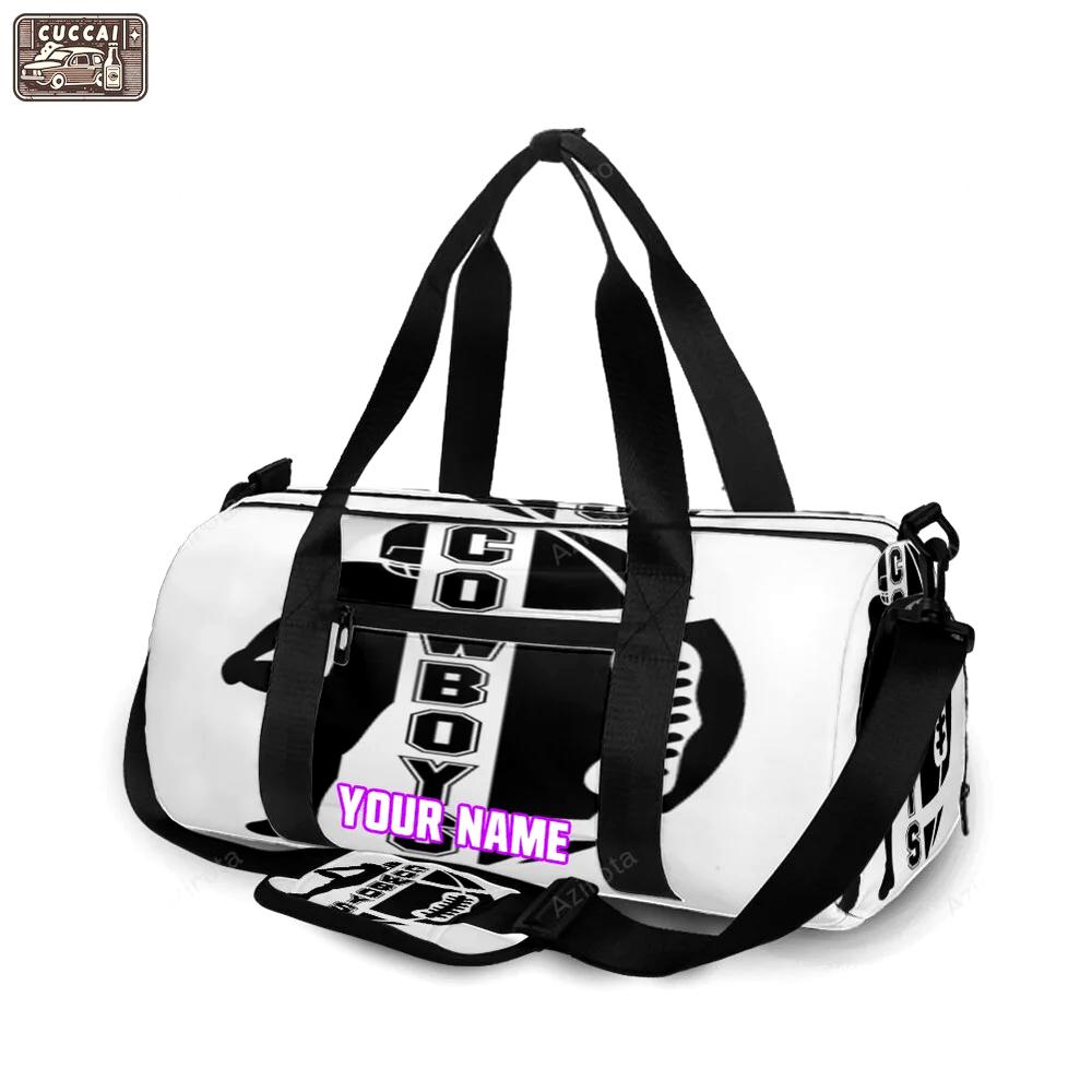 Dallas cowboys player with ball personalized name travel bag gym bag 1242 Travel Bag