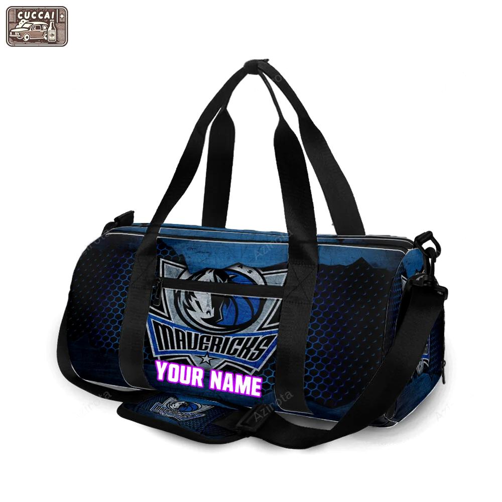 Dallas mavericks logo art 13 personalized name travel bag gym bag 1616 Travel Bag