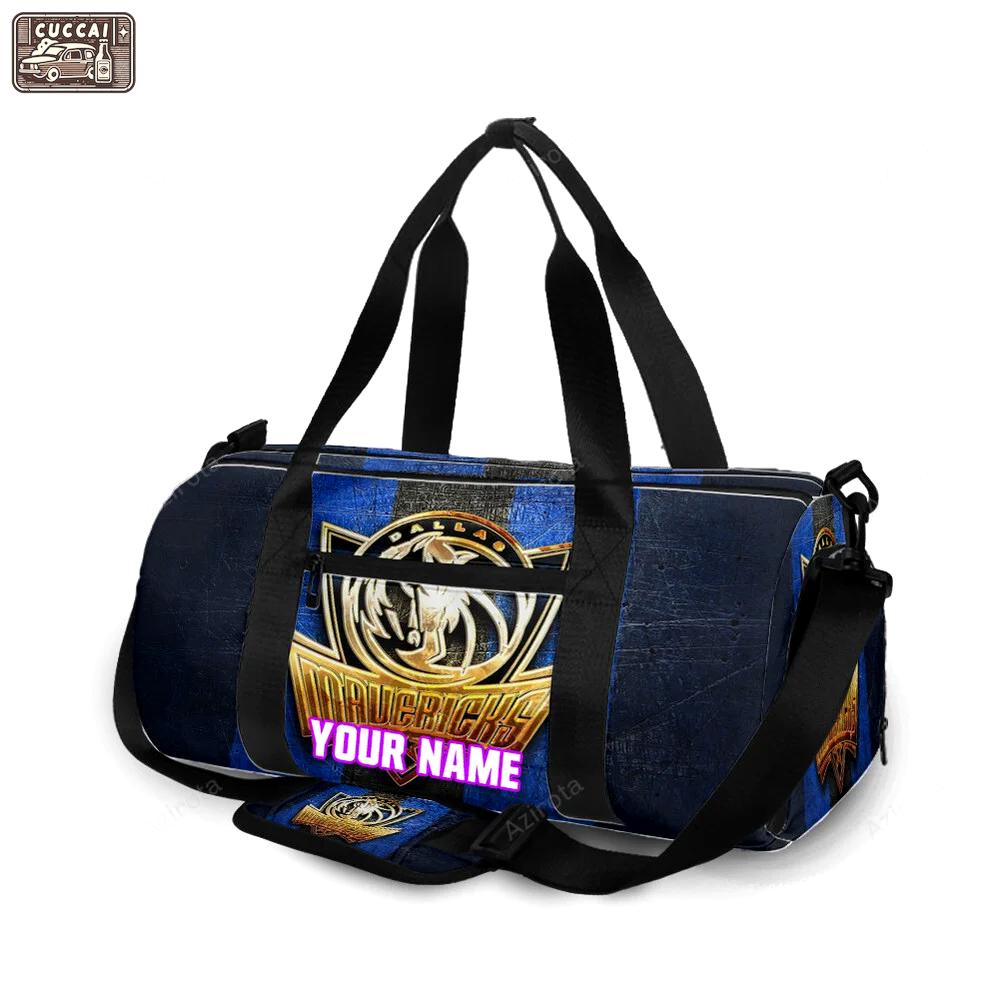 Dallas mavericks logo art 26 personalized name travel bag gym bag 36 Travel Bag