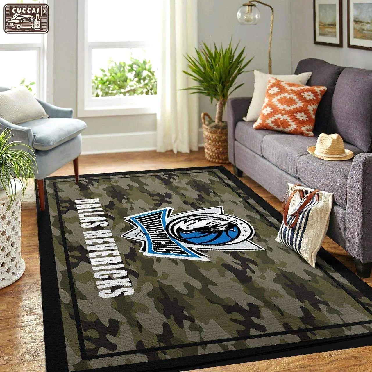 Dallas mavericks nba living room christmas gift rug regtangle carpet v11142 Rectangle Rug