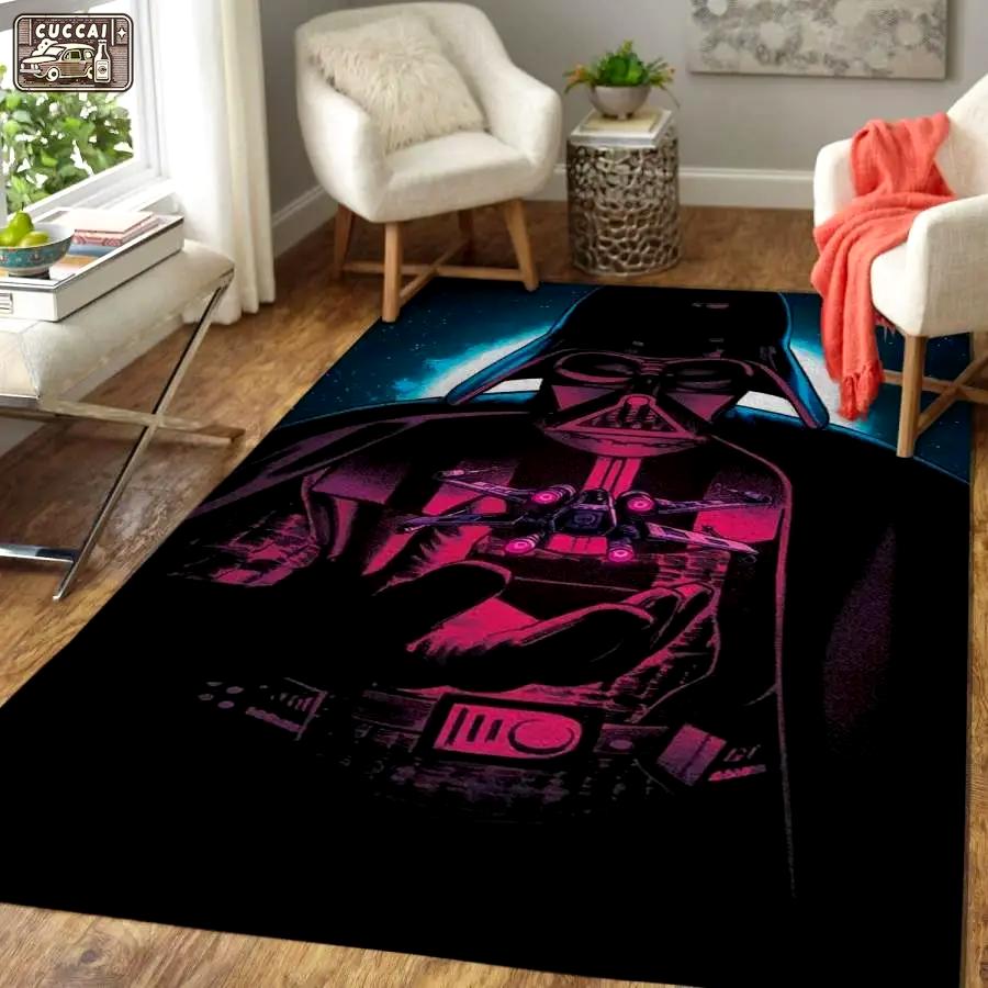 Darth vader area rug living room decor star wars carpet superheroes 1910199 Rectangle Rug