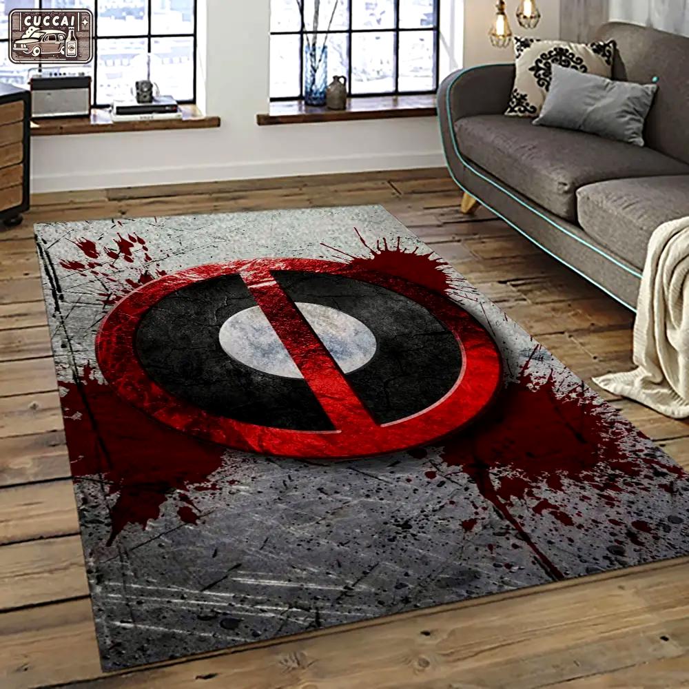 Deadpool marvel movie retangle carpet area rug home decor best gift for fan and friends dp19 Rectangle Rug