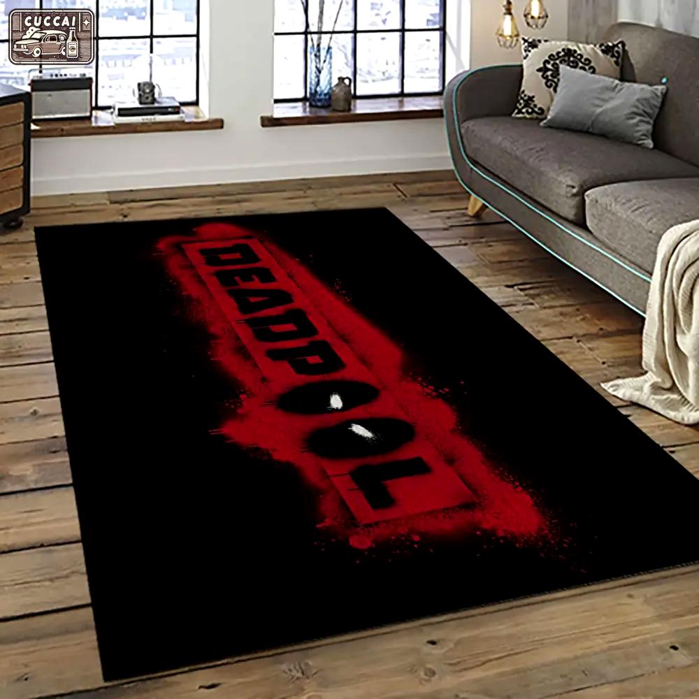 Deadpool marvel movie retangle carpet area rug home decor best gift for fan and friends dp22 Rectangle Rug