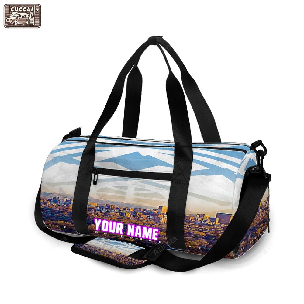 Denver nuggets city personalized name travel bag gym bag 2144 Travel Bag