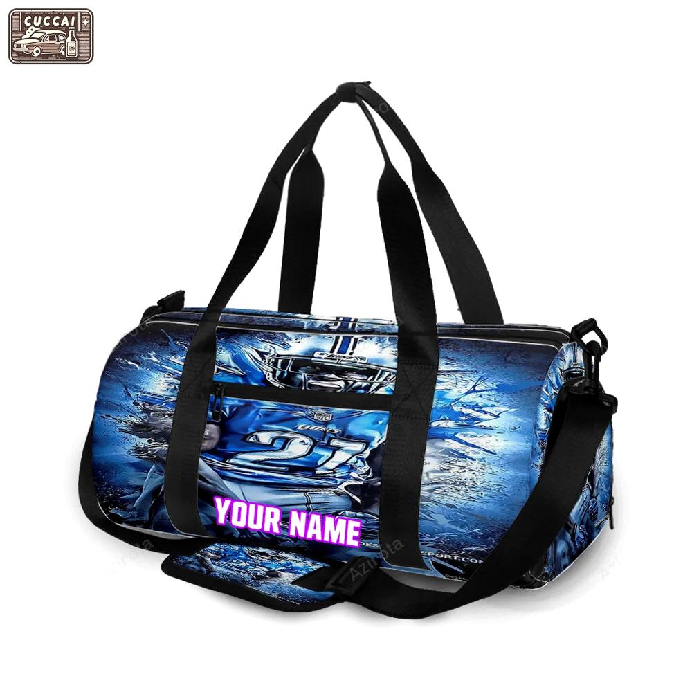 Detroit lions player 21 personalized name travel bag gym bag 1718 Travel Bag