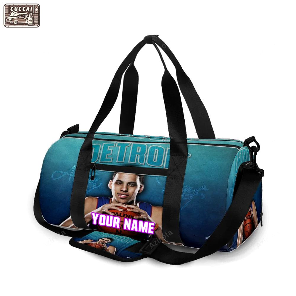 Detroit pistons austin daye1 personalized name travel bag gym bag 278 Travel Bag
