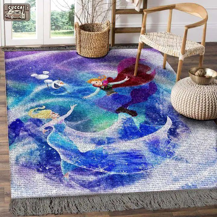 Disney frozen carpet rug living room 19120721 Rectangle Rug
