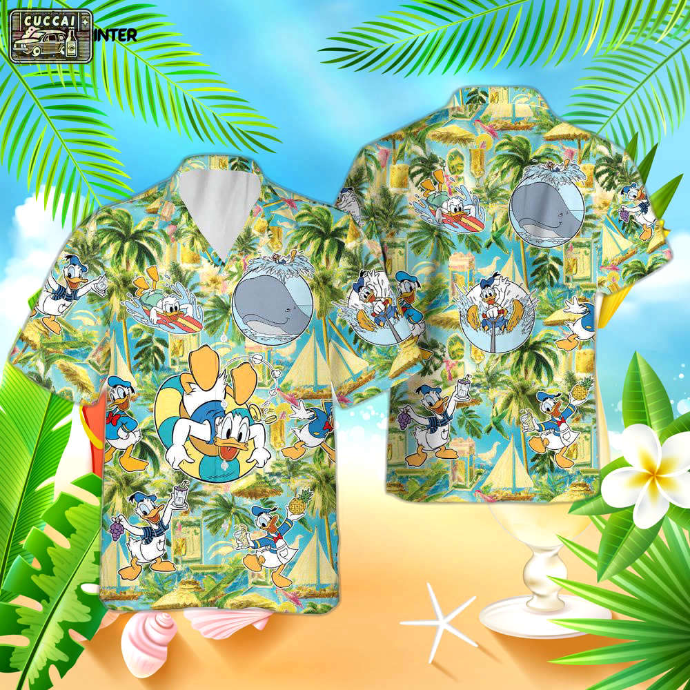 Donald duck hawaiian shirt, disney aloha donald duck, for men women Hawaii Shirt