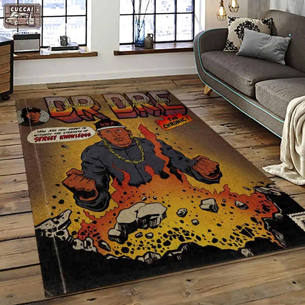 Dr. dre rapper hiphop music retangle carpet area rug home decor best gift for fan and friends dd7 Rectangle Rug