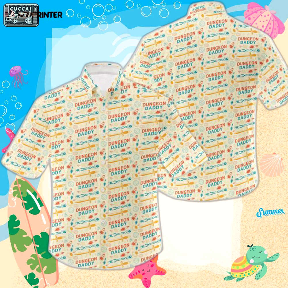 Dungeon daddy shirt, dnd hawaiian shirt summer trending Hawaii Shirt