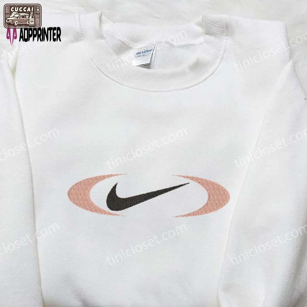 Eclipse x nike embroidered shirt: custom gift for son stylish & unique nike shirt Embroidered Shirt