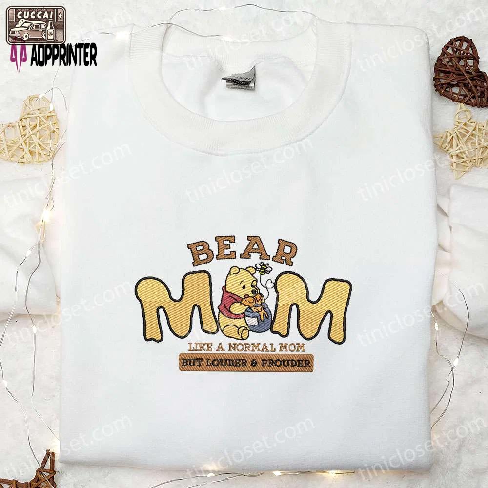 Empower mom with louder pride: embroidered shirt & hoodie perfect mother’s day gift! Embroidered Shirt