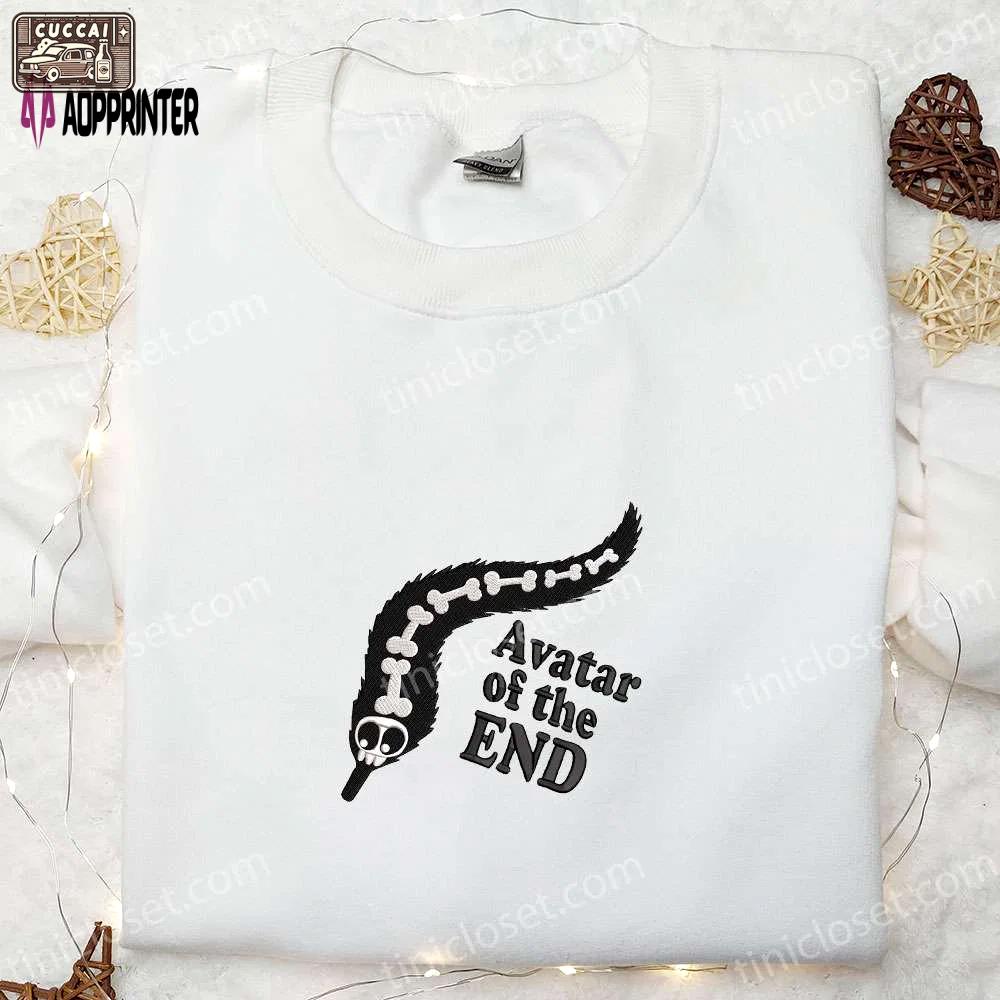 End avatar embroidered shirt & halloween sweatshirt: best family gifts Embroidered Shirt