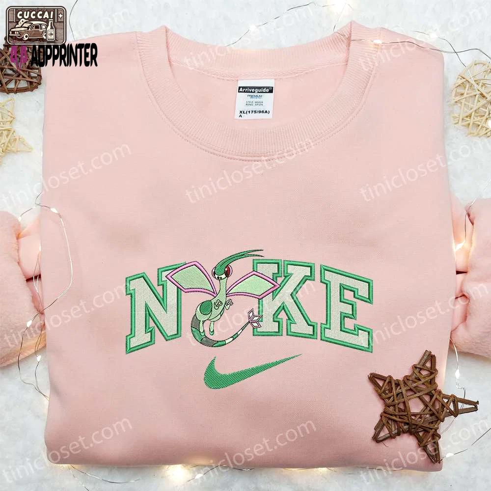 Flygon x nike embroidered shirt: pokemon & custom design – limited edition Embroidered Shirt