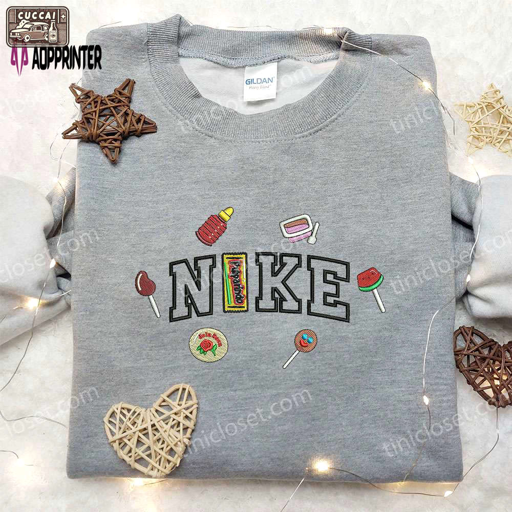 Foods x nike embroidered shirt: favorite food inspired apparel Embroidered Shirt