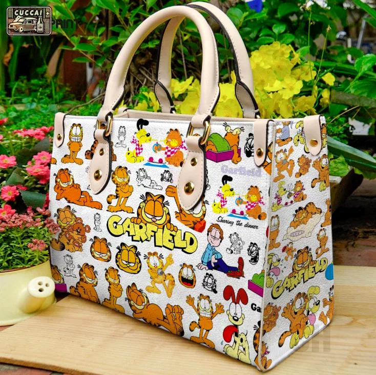 Garfield 3 leather handbag gift for women 2330 Women Leather Hand Bag