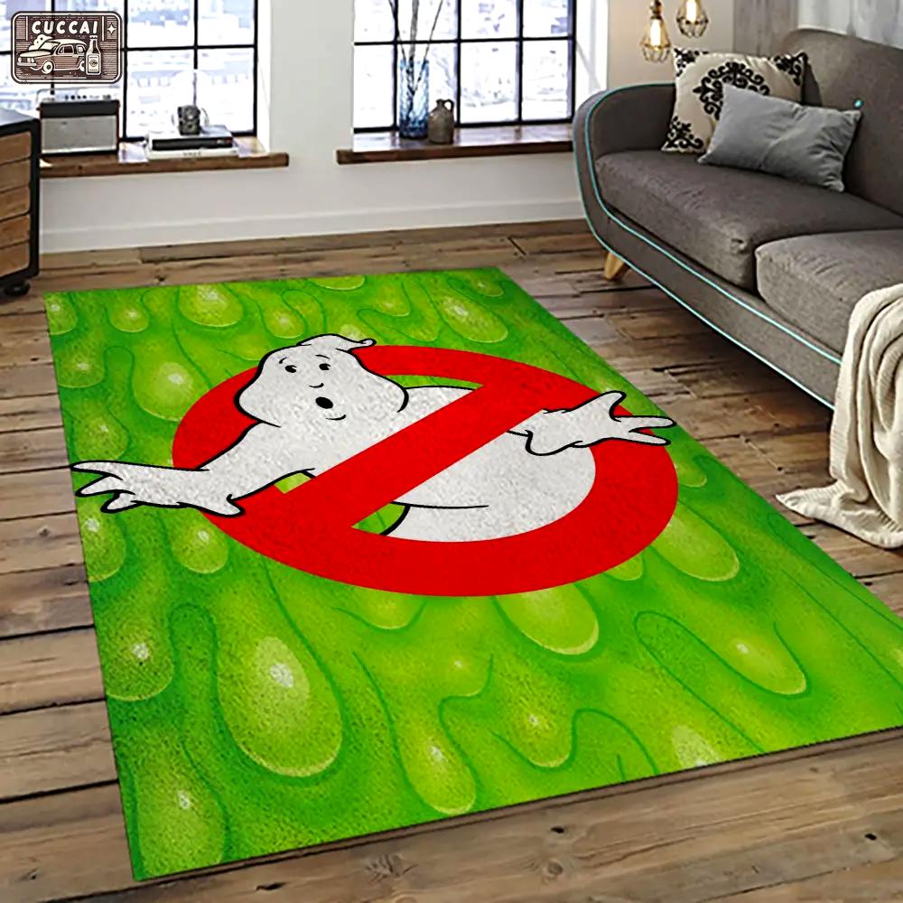 Ghostbusters supernatural comedy film movie carpet area rug home decor halloween gift best present for friends gbs13 Rectangle Rug