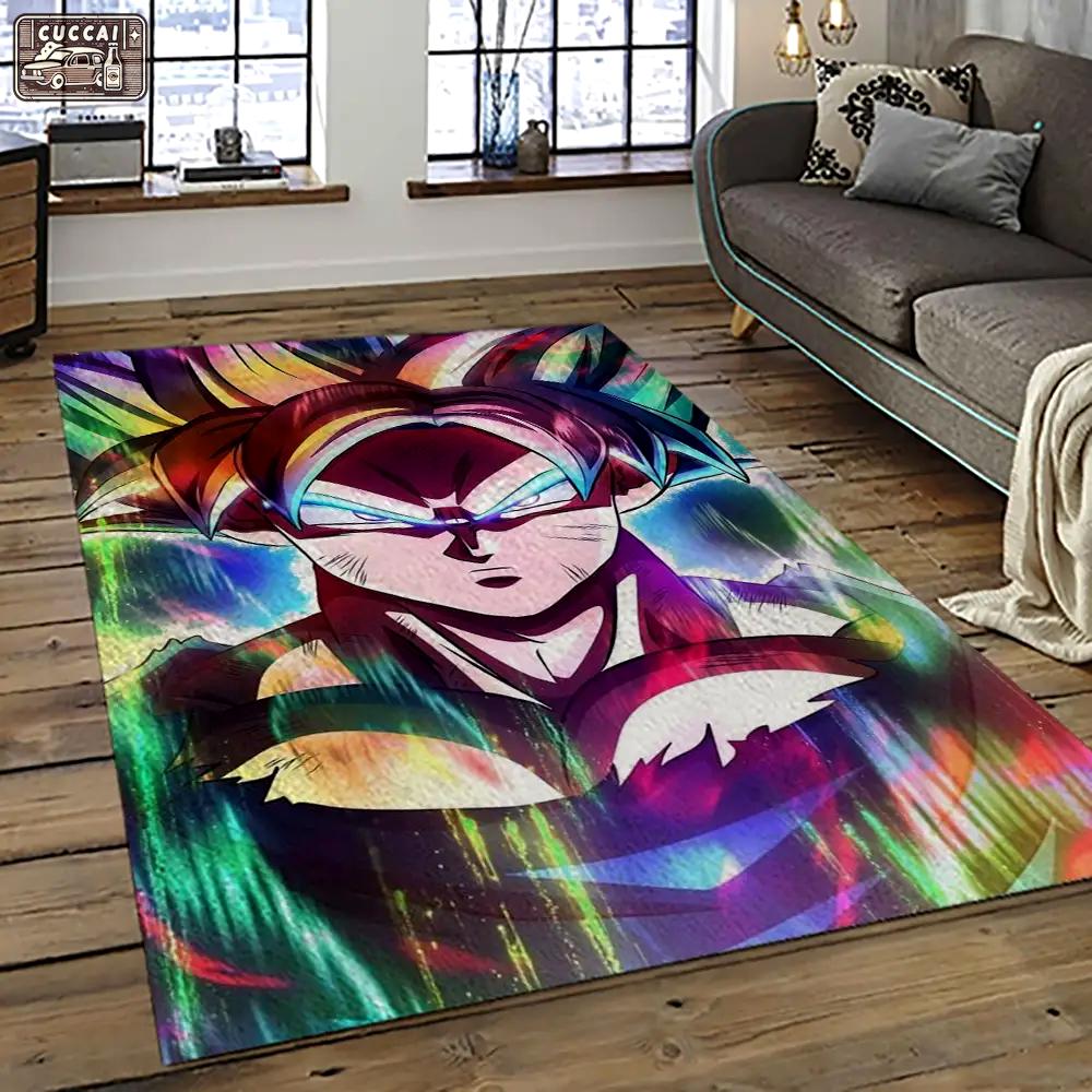 Goku characters cartoon movie carpet rectangle area rug for living room bedroom decor gku18 Rectangle Rug