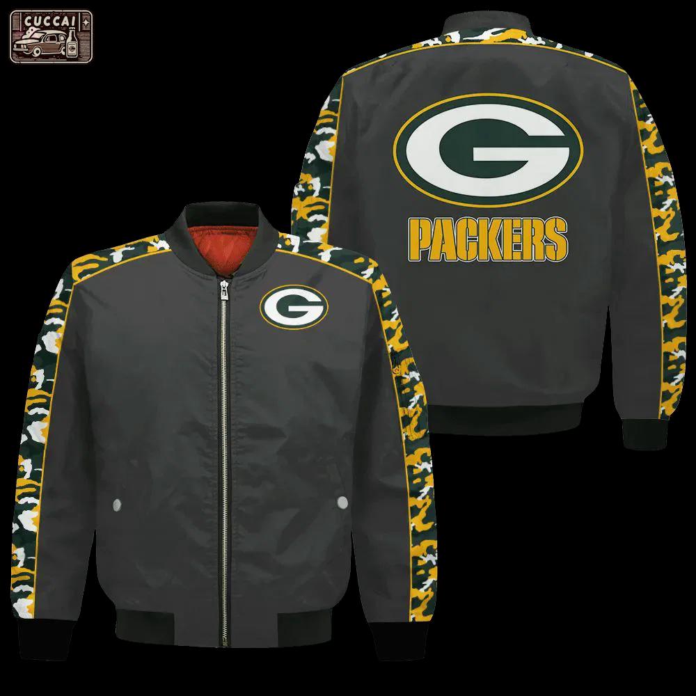 Green bay packers nfl 2023 starter thursday night gridiron unisex bomber jacket v7 Bomber Jacket
