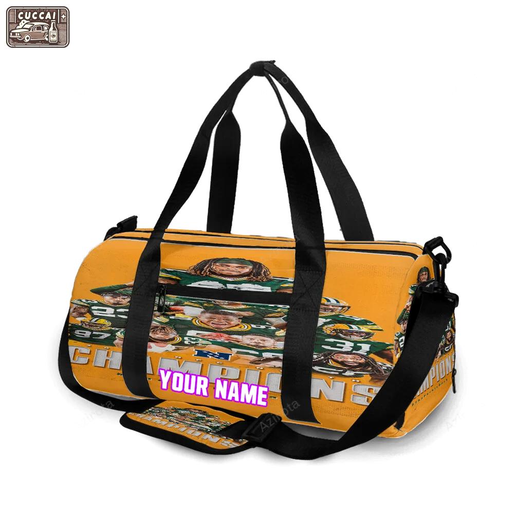 Green bay packers player team v13 personalized name travel bag gym bag 460 Travel Bag