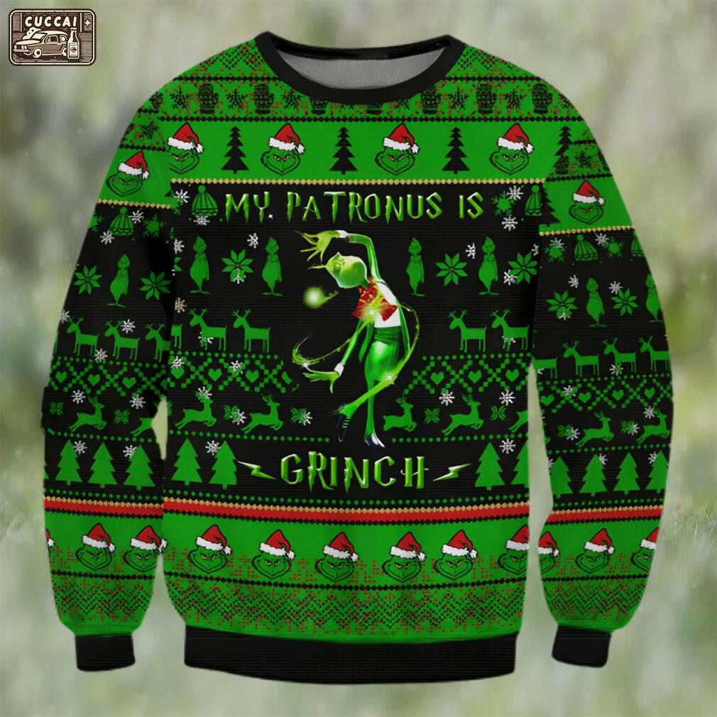 Grinch patronus ugly christmas sweater Christmas Ugly Sweater
