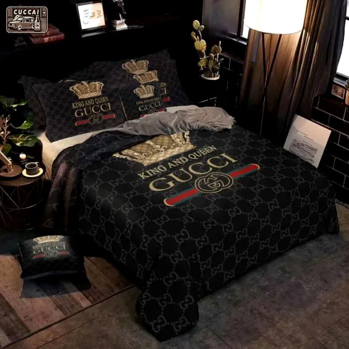Gucci king and queen luxury brand high-end bedding set home decorations Bedding Sets
