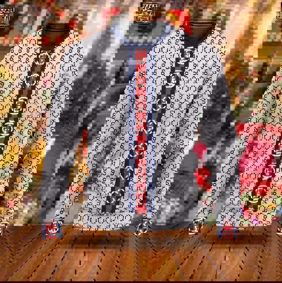 Gucci luxury ugly christmas sweaterhot 2025 style 354 Christmas Ugly Sweater