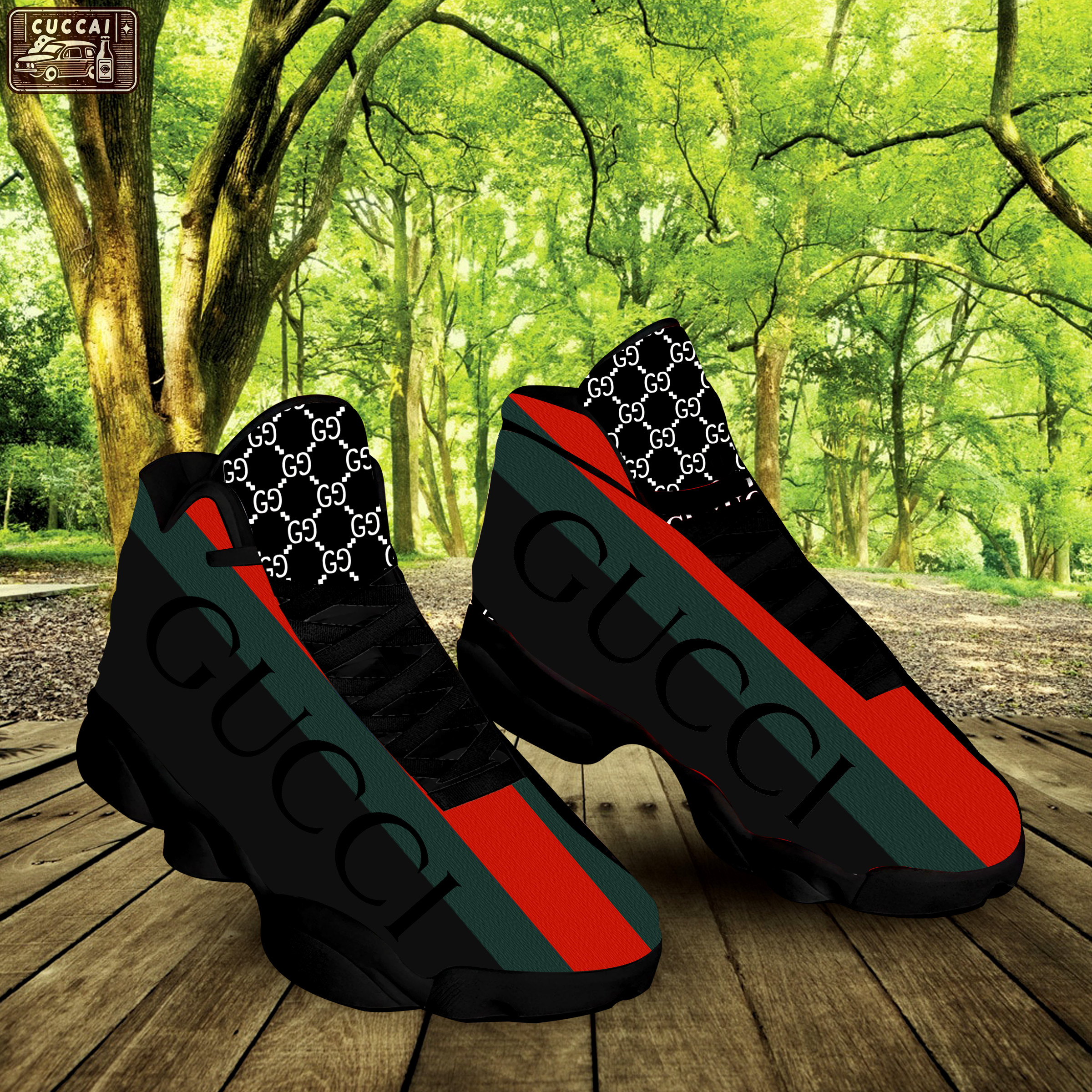 Gucci stripes l-jd13 Air Jordan 13 Gifts For Men Women For Fans Full Size Sneakers Shoes