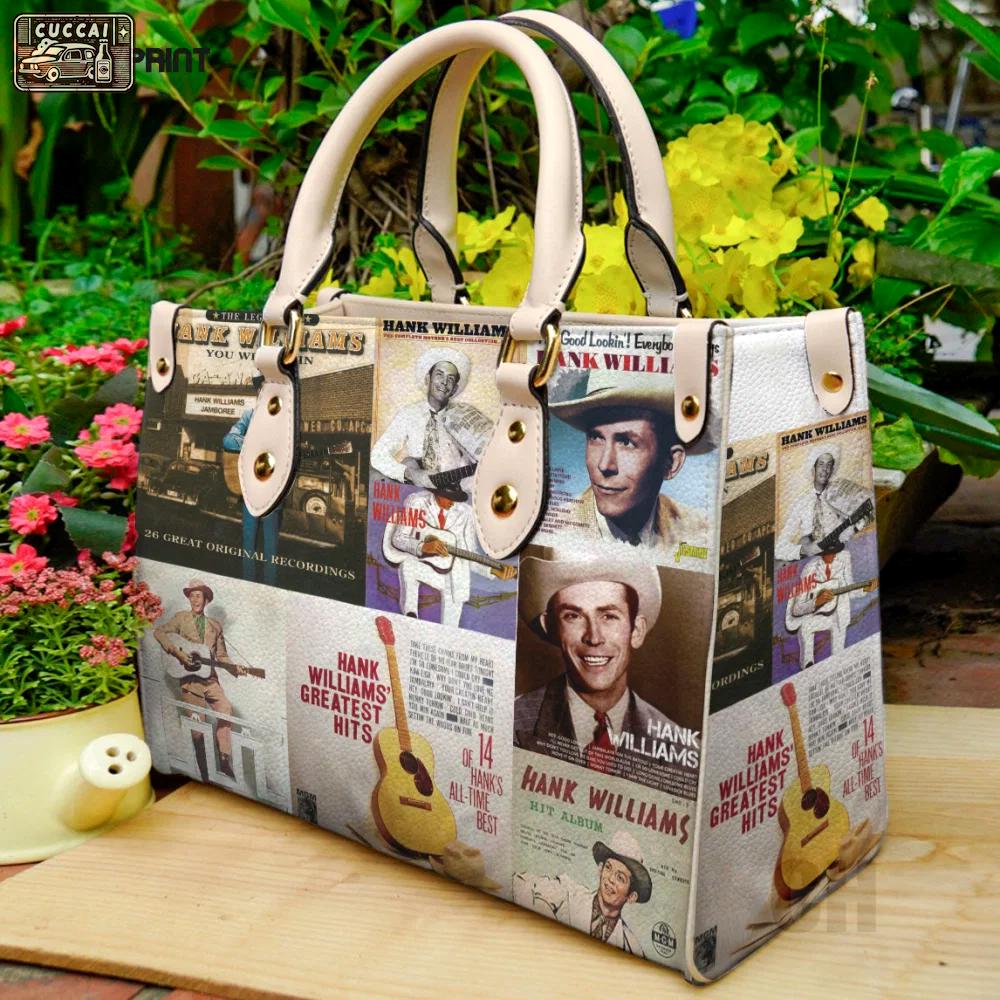 Hank williams leather bag for women gift 1015 Women Leather Hand Bag