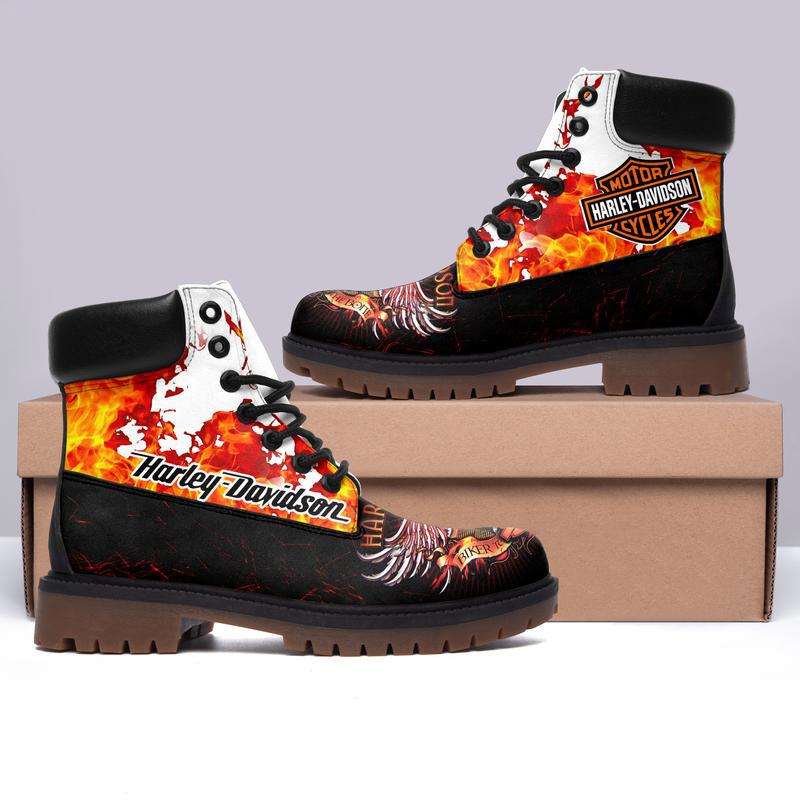 Harley davidson rock band form timboots hot 2023 2 Timboots Shoes