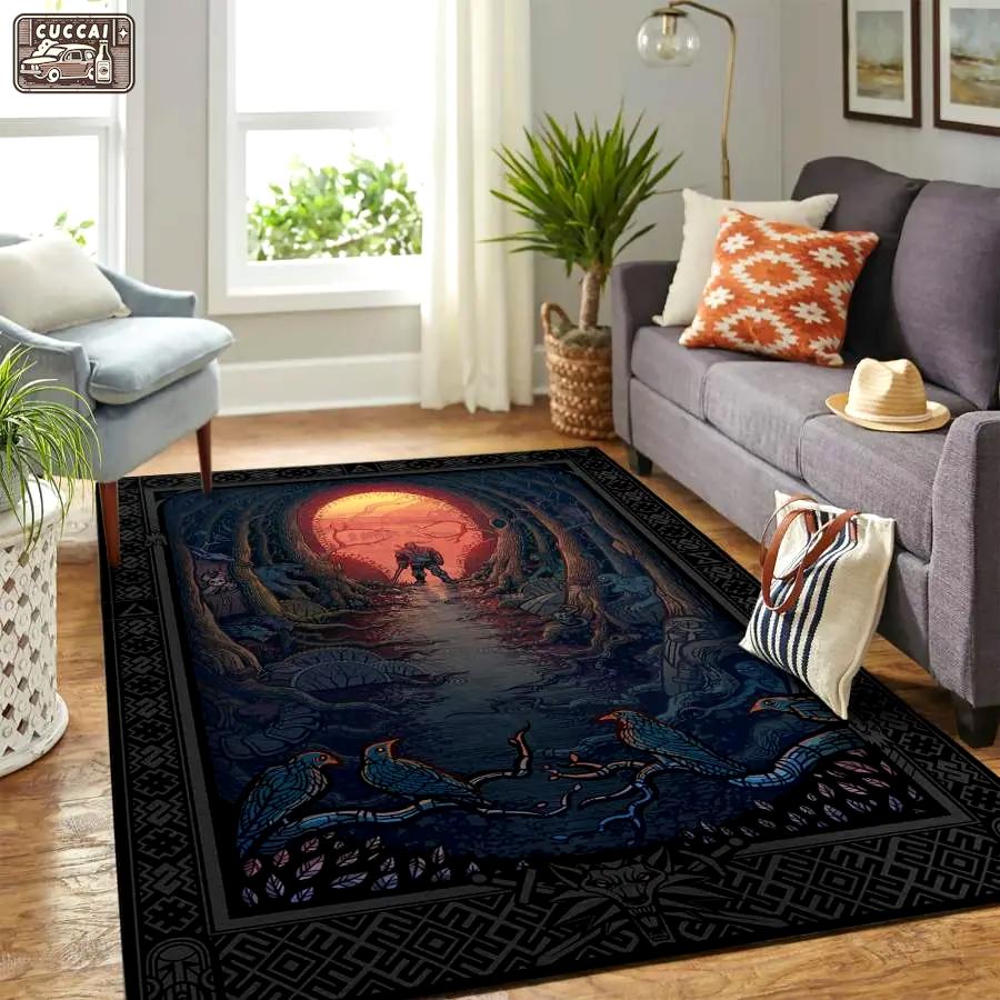 Harry potter and friends in the forest area rug living room rug home decor floor decor rcdd81f31813 Rectangle Rug