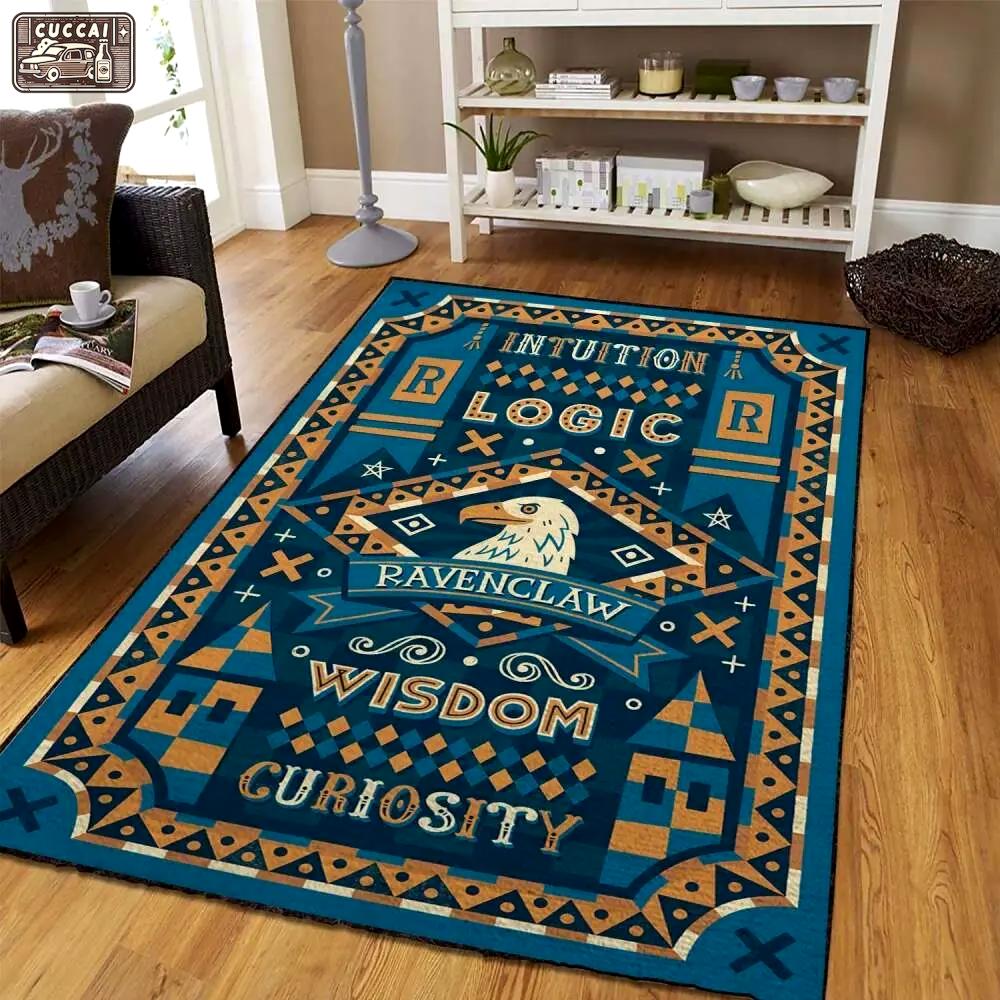 Harry potter ravenclaw area rug living room rug home decor carpet rug 20030439 Rectangle Rug