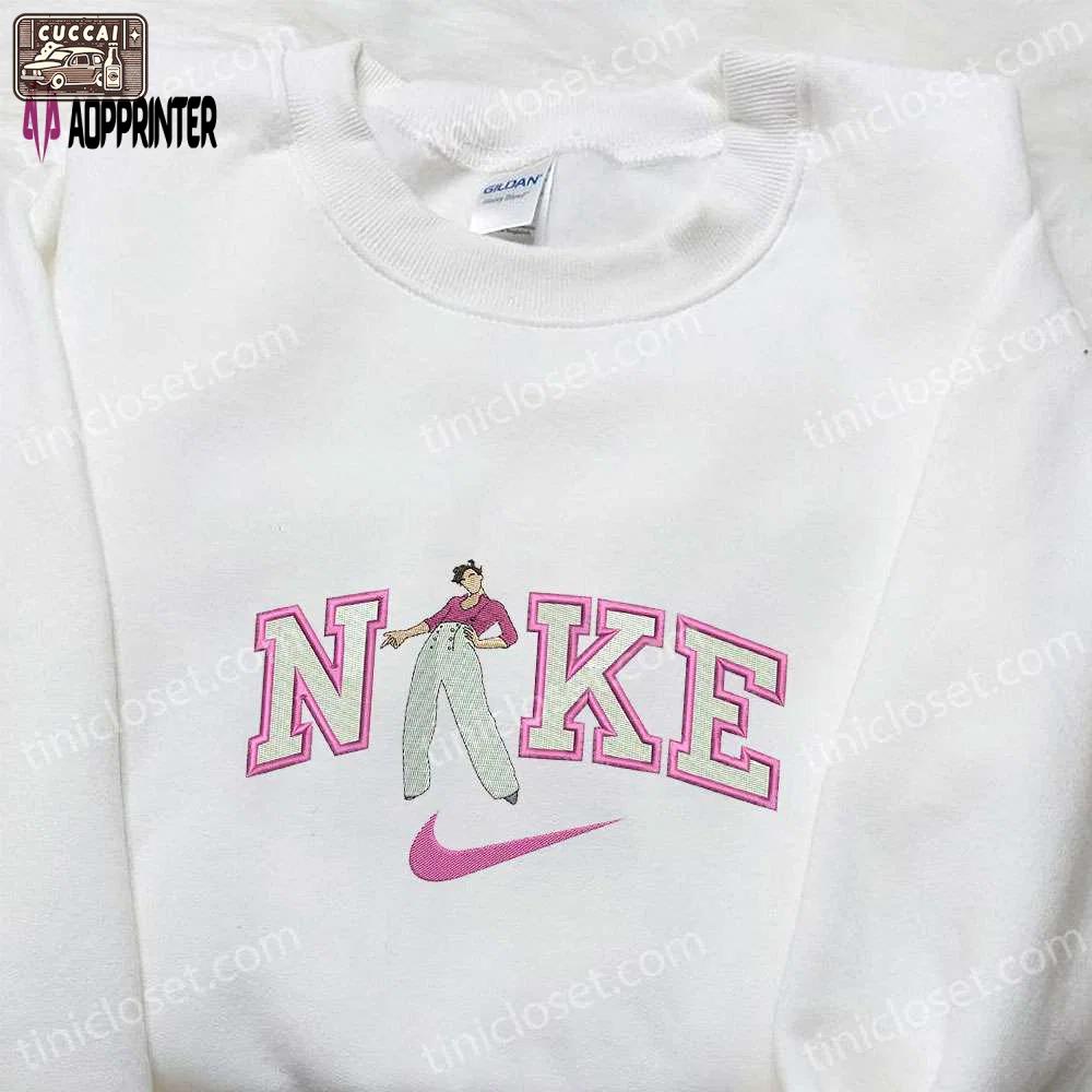 Harry styles x nike celebrity embroidered tshirt – stylish nike-inspired shirt perfect family gift! Embroidered Shirt