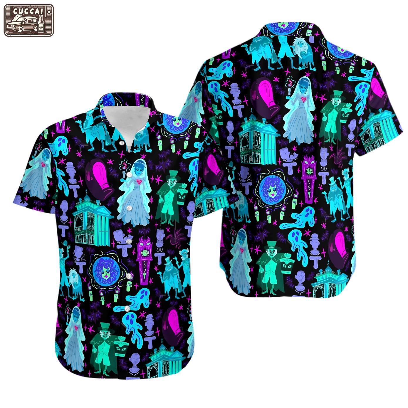Haunted mansion hawaii shirt Hawaii Shirt Shorts & Flip Flops