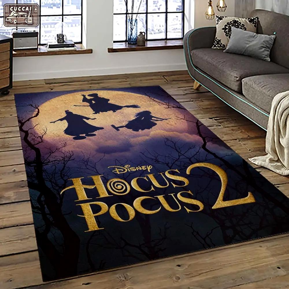 Hocus pocus supernatural comedy film movie carpet area rug home decor halloween gift best present for friends hps41 Rectangle Rug