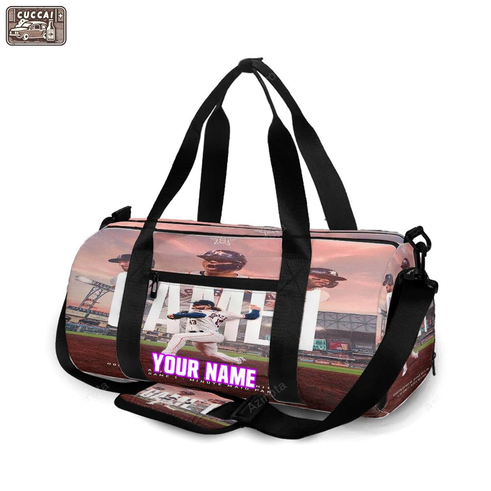 Houston astros team play personalized name travel bag gym bag 1999 Travel Bag