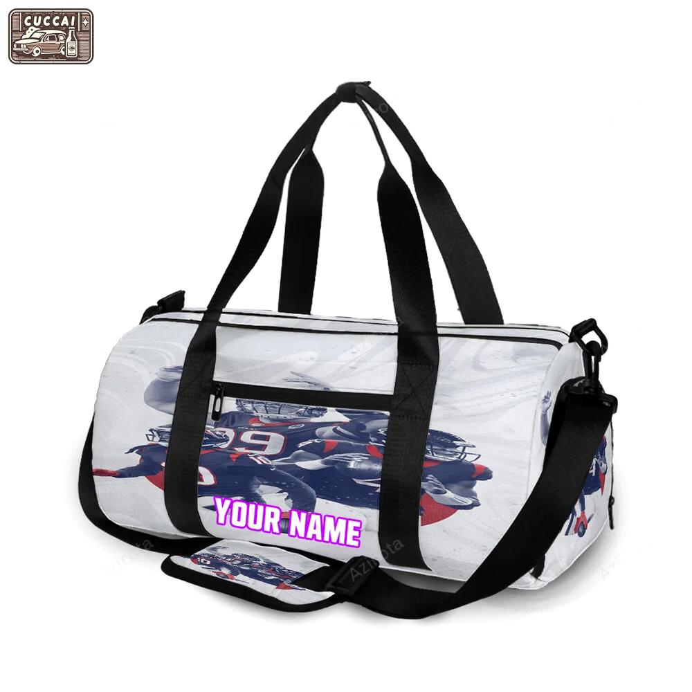 Houston texans all players1 personalized name travel bag gym bag 1565 Travel Bag