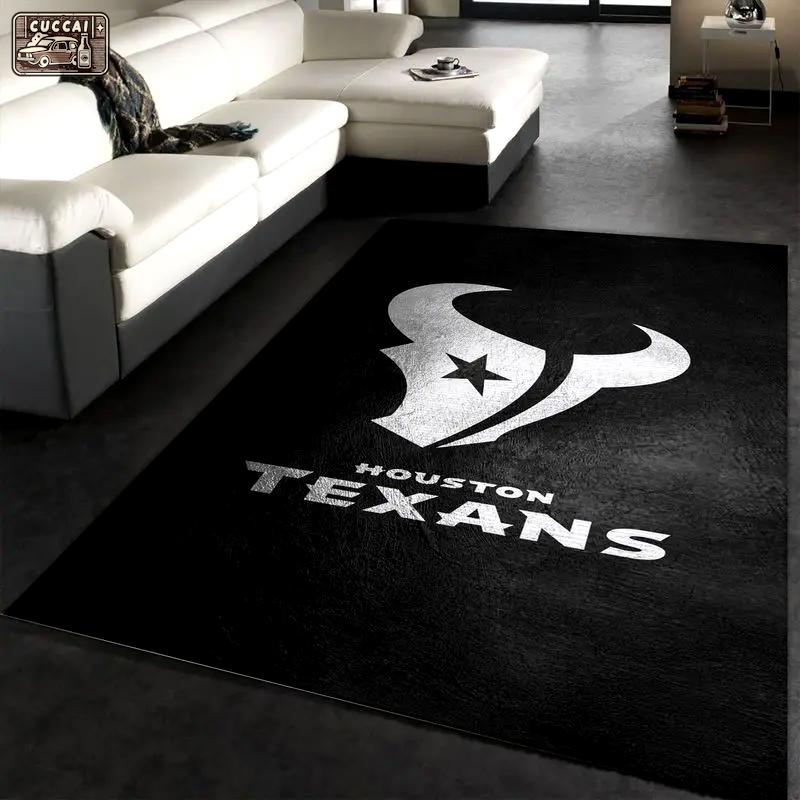 Houston texans nfl 21 area rug living room and bed room rug regtangle carpet Rectangle Rug