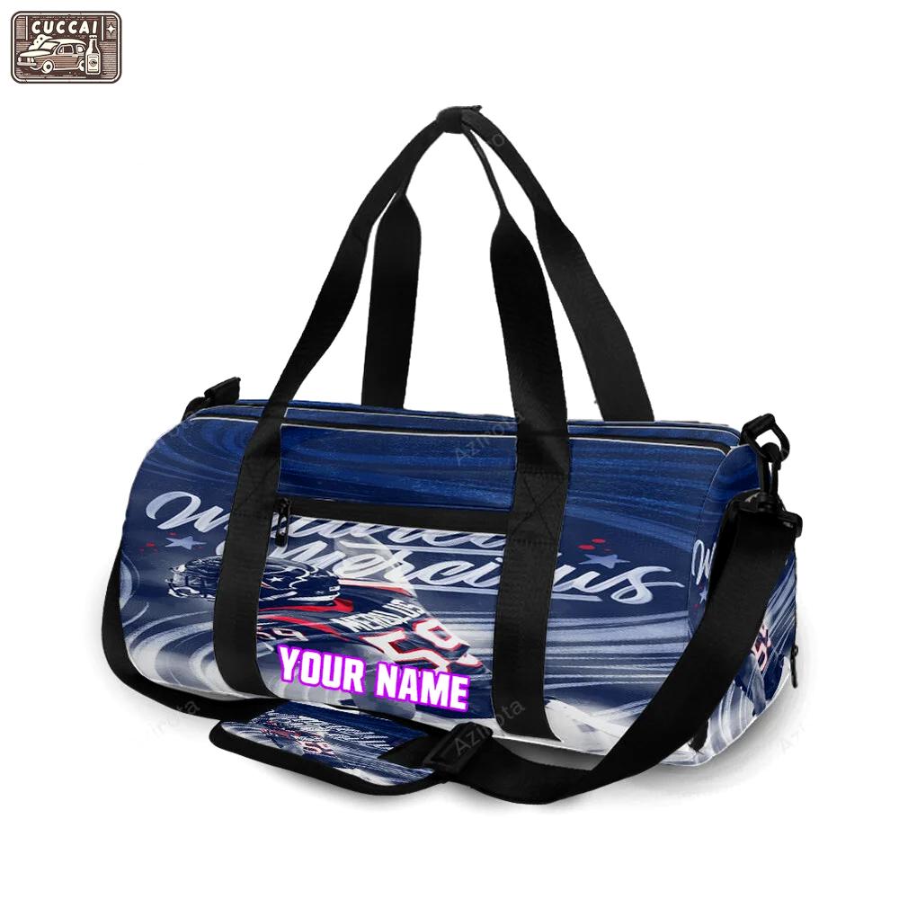 Houston texans whitney mercilus1 personalized name travel bag gym bag 1734 Travel Bag