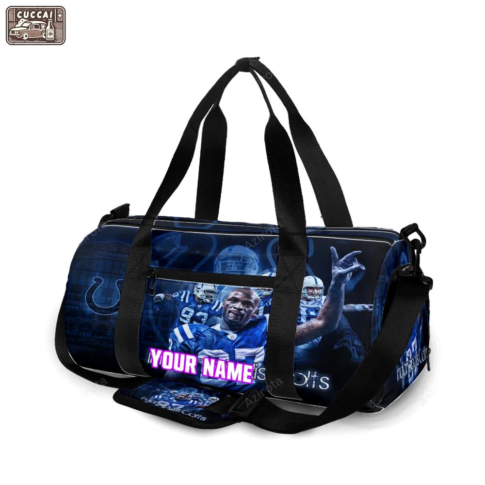 Indianapolis colts all players stadium personalized name travel bag gym bag 1696 Travel Bag