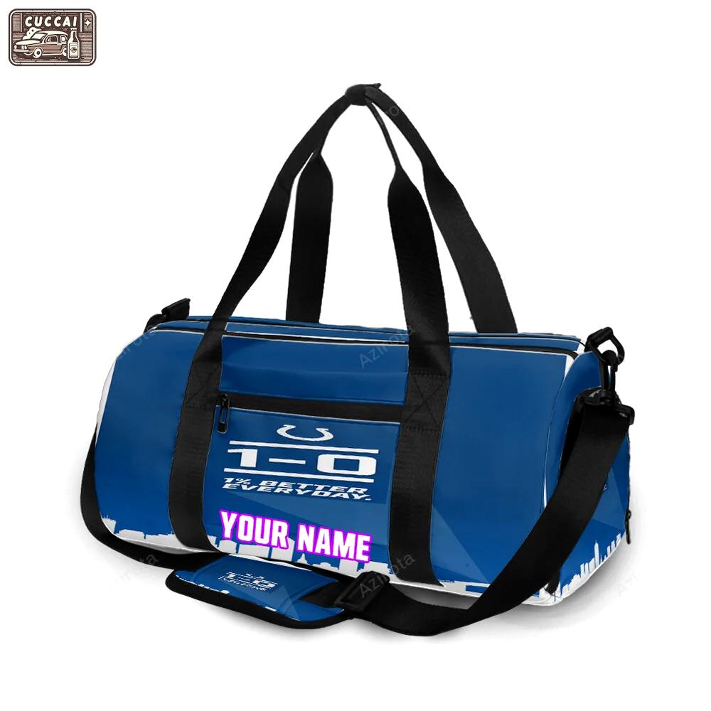 Indianapolis colts better everyday personalized name travel bag gym bag 100 Travel Bag