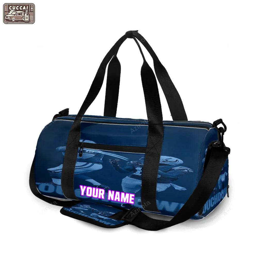 Indianapolis colts touch downn personalized name travel bag gym bag 1600 Travel Bag