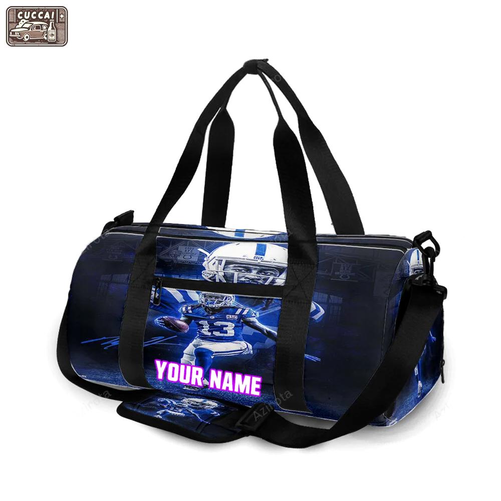 Indianapolis colts ty hilton5 personalized name travel bag gym bag 1807 Travel Bag