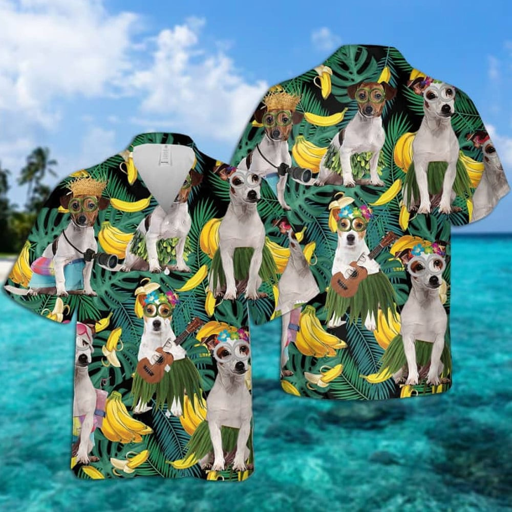 Jack russell terrier hawaiian shirt Hawaii Shirt Shorts & Flip Flops