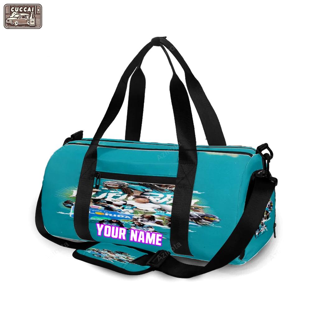 Jacksonville jaguars team personalized name travel bag gym bag 901 Travel Bag
