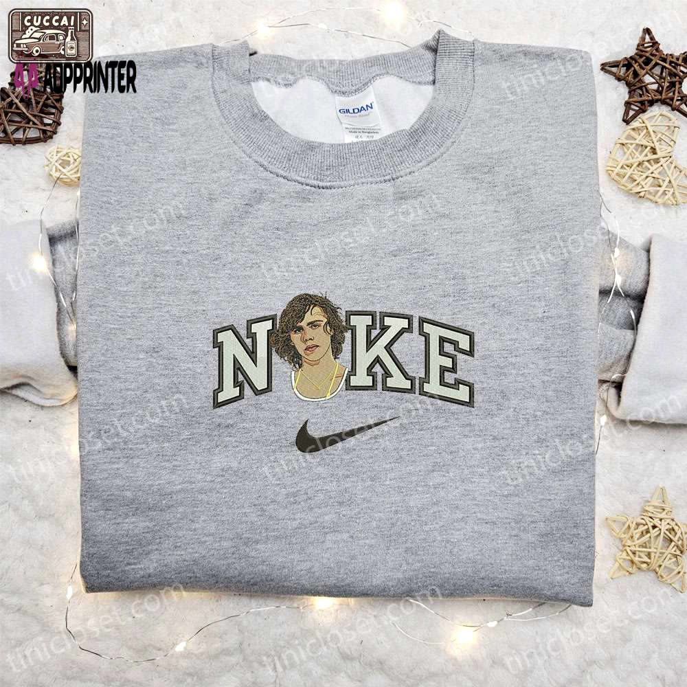 Justin bieber x nike embroidered sweatshirt: celebrity shirt for best birthday gift ideas Embroidered Shirt